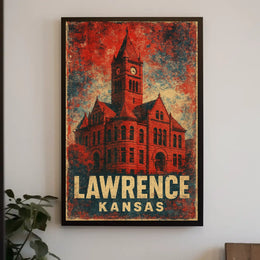 Gothic Landmark Dramatic Sky Vintage Architecture Heritage Timeless Travel Poster