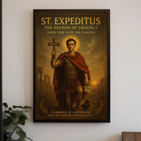 St. Expeditus The Patron of Urgency Poster