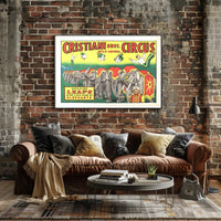 Cristiani Bros. Wild-Animal Circus Poster