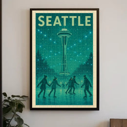 Seattle Winter Wonderland Poster