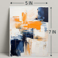 Abstract Color Harmony Abstract Poster