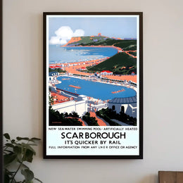 Scarborough Seaside Promotion Poster