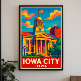 Iowa City Landmark Poster