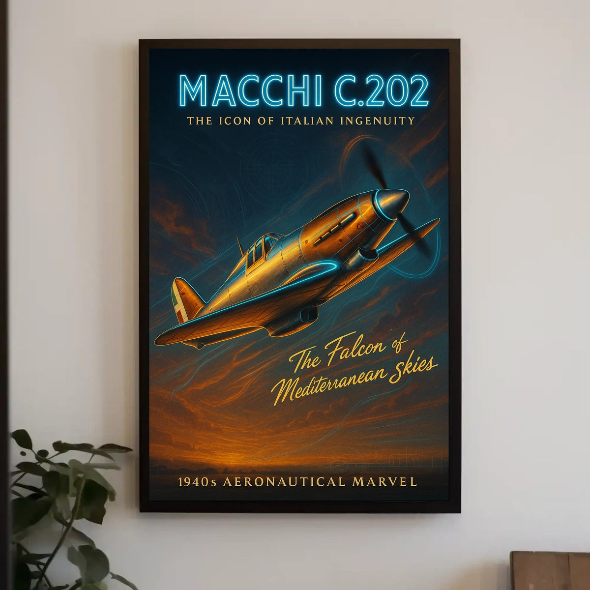Macchi C.202 The Icon of Italian Ingenuity Poster