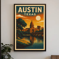 Austin, Texas A Scenic View Poster