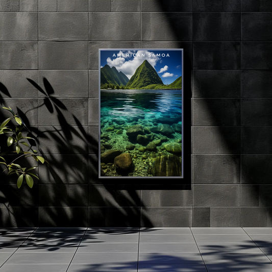 American Samoa National Park Travel Poster