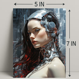 Cybernetic Elegance Poster PosterGoat