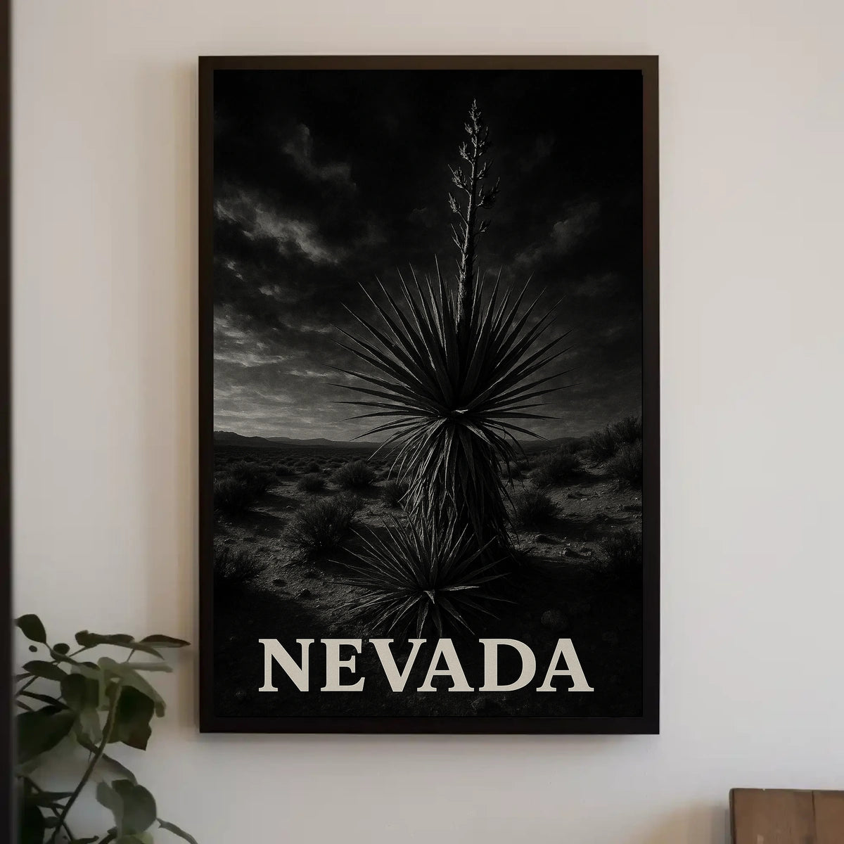 Nevada Desert Landscape Poster