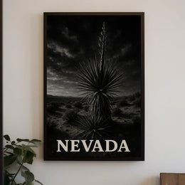 Nevada Desert Landscape Poster