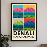 Denali National Park A Pop Art Perspective Poster