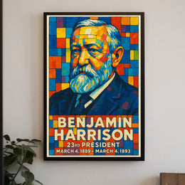 Benjamin Harrison 23rd President Poster