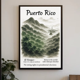 Puerto Rico A Unique U.S. Territory Poster