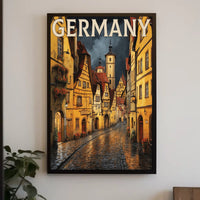 Charming Streets of Germany Poster