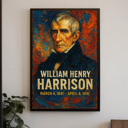 William Henry Harrison Portrait Historical or Presidential Poster