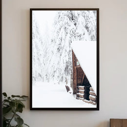 Winter Wilderness Retreat Poster