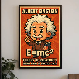 Albert Einstein Theory Of Relativity Poster