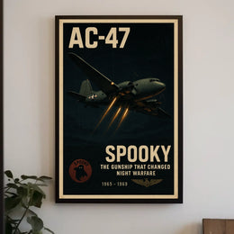 AC-47 Spooky The Gunship That Changed Night Warfare Poster
