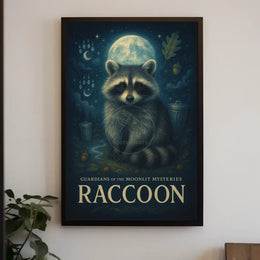 Guardians Raccoon Adventure Art: Animal Poster