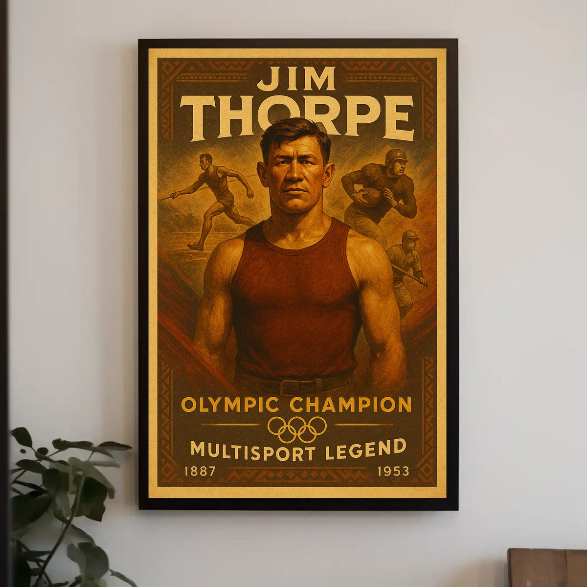 Celebrating a Multisport Legend Poster