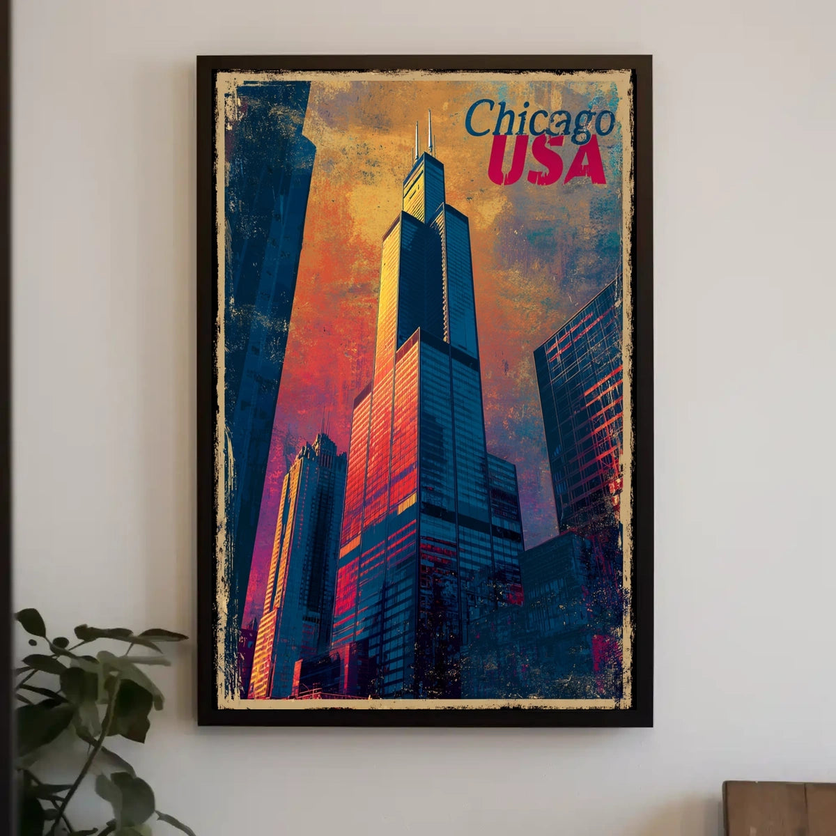 Chicago Skyline Poster