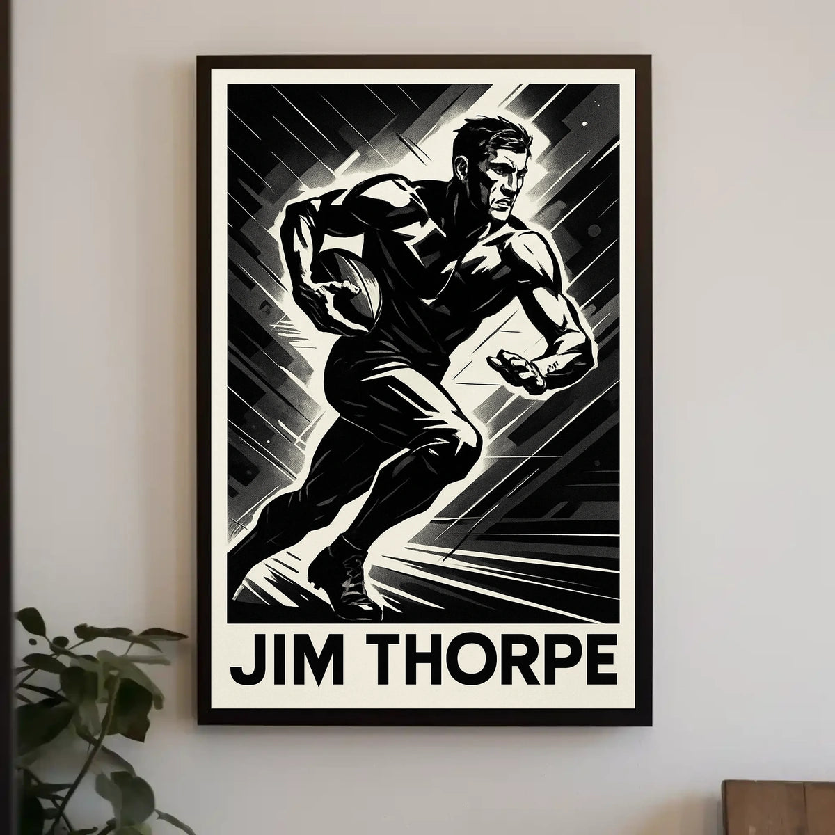 Jim Thorpe Athletic Legend Poster