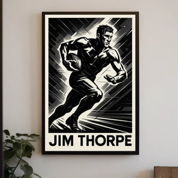 Jim Thorpe Athletic Legend Poster