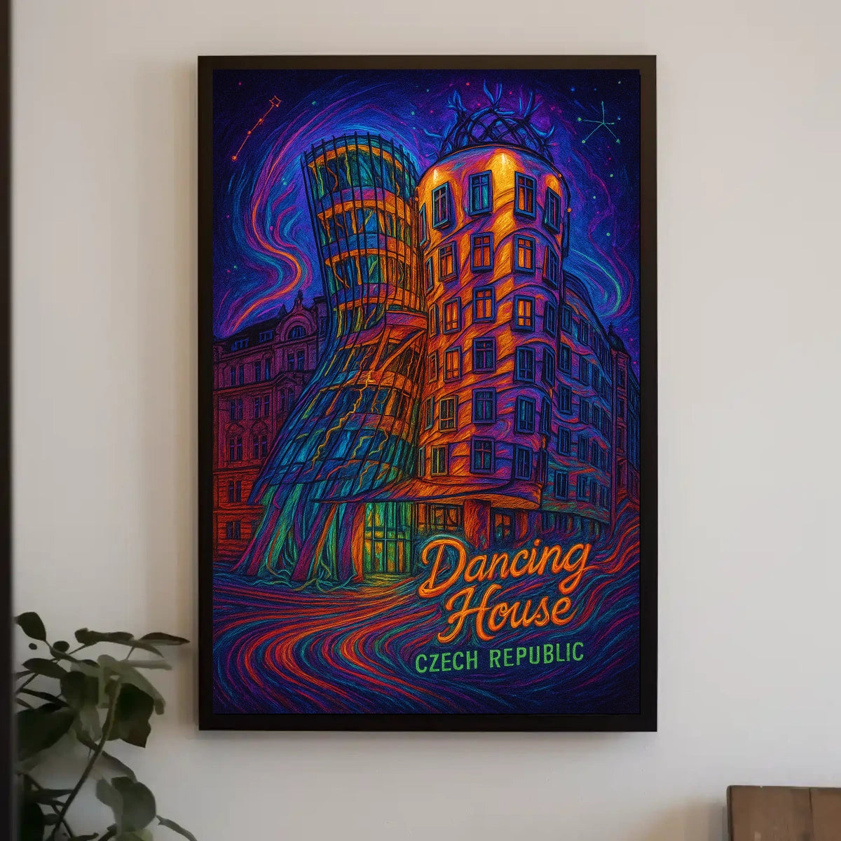 Dancing House Czech Republic Poster