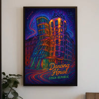 Dancing House Czech Republic Poster