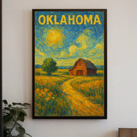 Oklahoma Landscape Scenic Poster