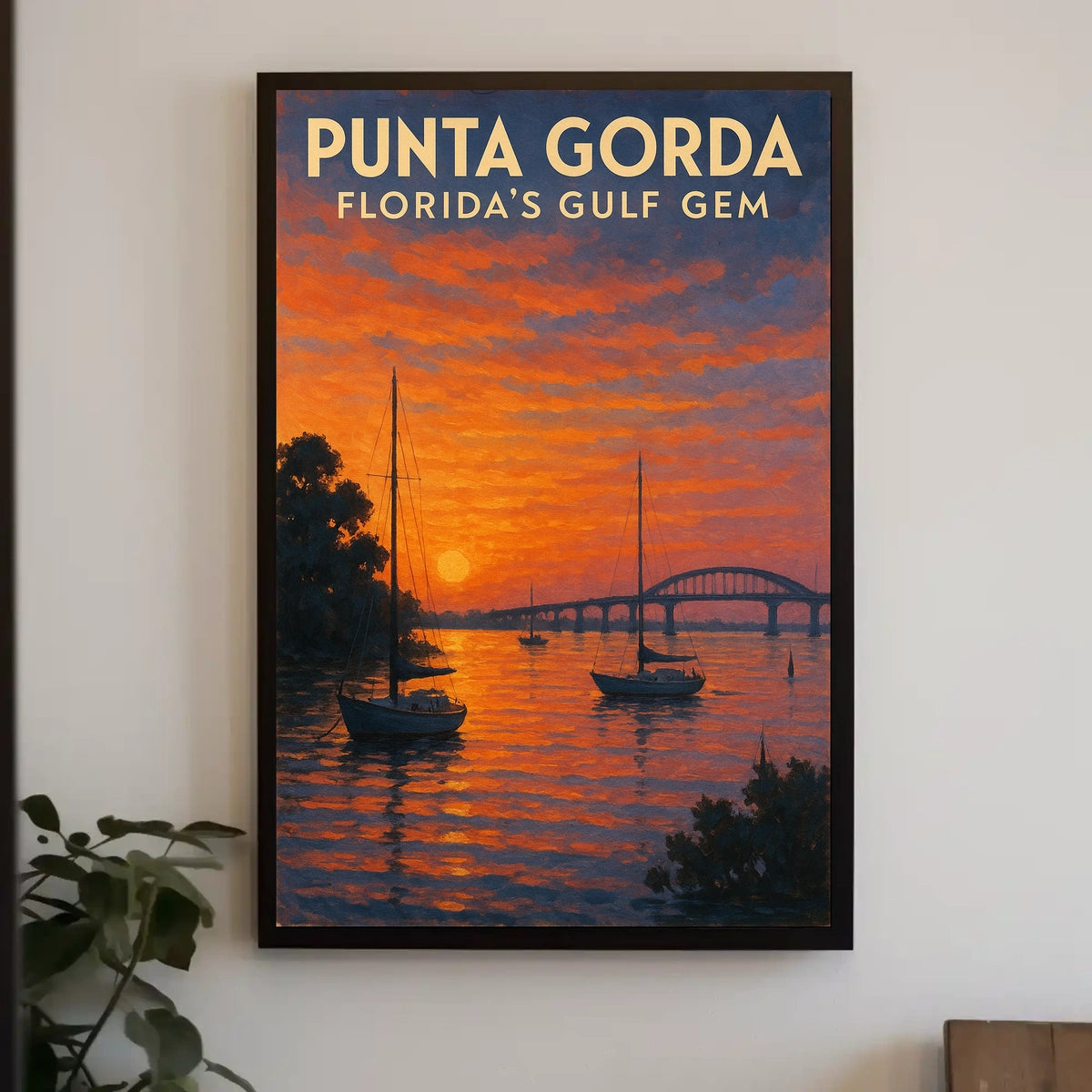 Punta Gorda FloridaS Gulf Gem Poster