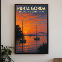 Punta Gorda FloridaS Gulf Gem Poster