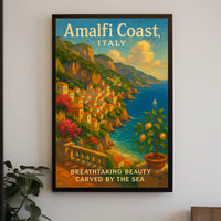 Breathtaking Beauty Carved by the Sea Poster