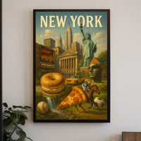 New York Icons Poster