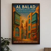 Al Balad The Colorful Old City Of Poster