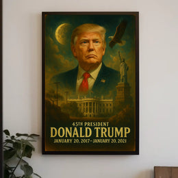 Donald Trump Patriot President Neoclassical Realism Poster