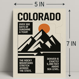Discover Colorado Wall Art Print Decor PosterGoat