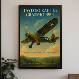 Taylorcraft L-2 Grasshopper Poster