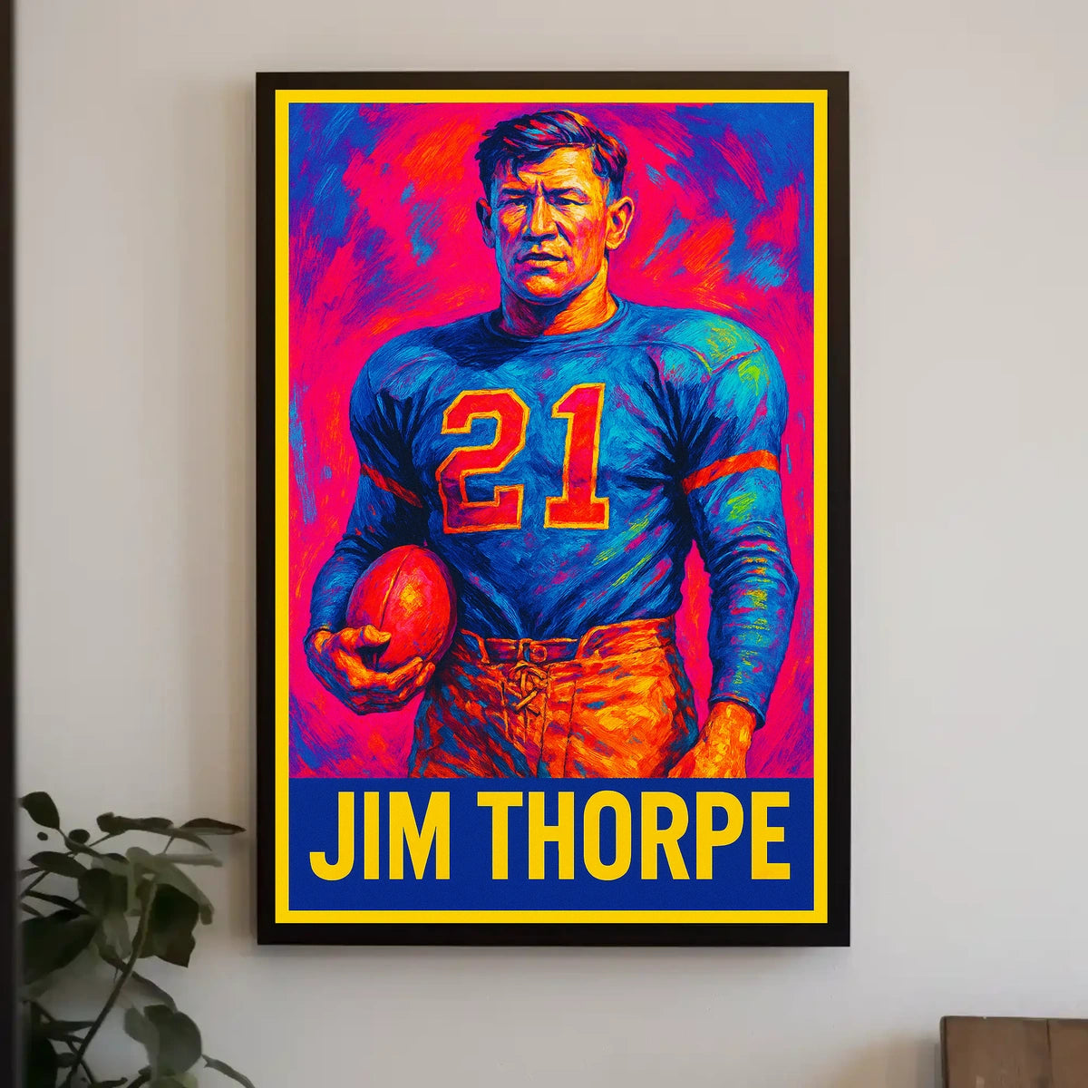 Jim Thorpe Legendary Athlete Poster