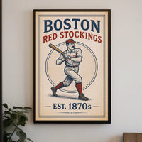 Boston Red Stockings Est. 1870s Poster PosterGoat