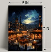 Enchanted Bazaar At Dusk Poster