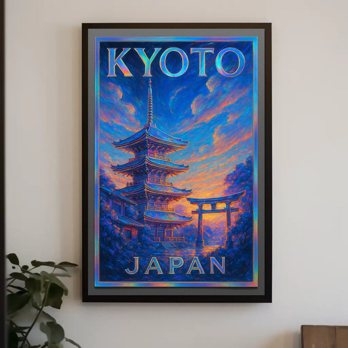 Kyoto, Japan A Scenic Tribute Poster