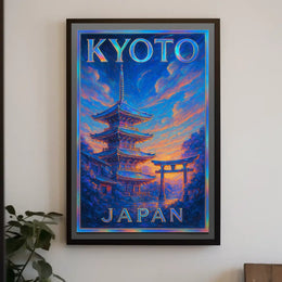Kyoto, Japan A Scenic Tribute Poster