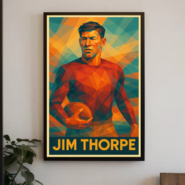 Jim Thorpe Tribute Poster