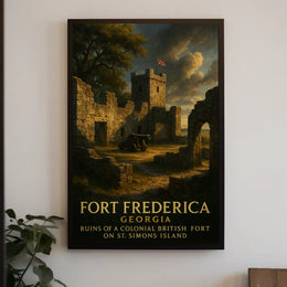 Fort Frederica Colonial Ruins Poster