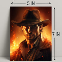 The Fiery Adventurer Poster