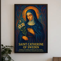 Saint Catherine of Sweden Poster