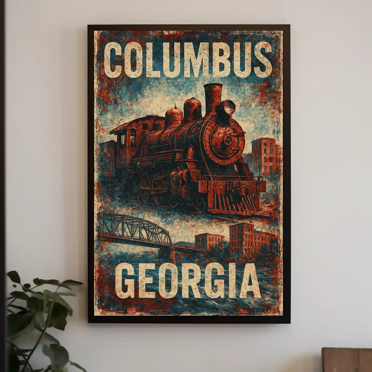 Steam Locomotive Steampunk Heritage Enthusiasts Poster