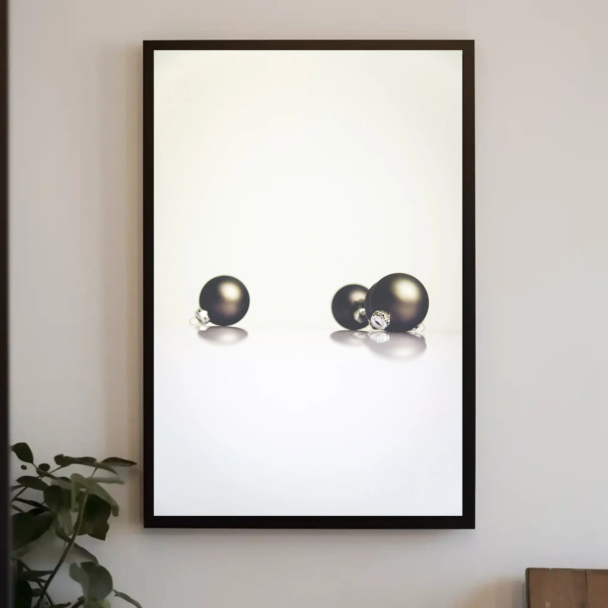 Minimalist Holiday Ornaments Minimalist Poster