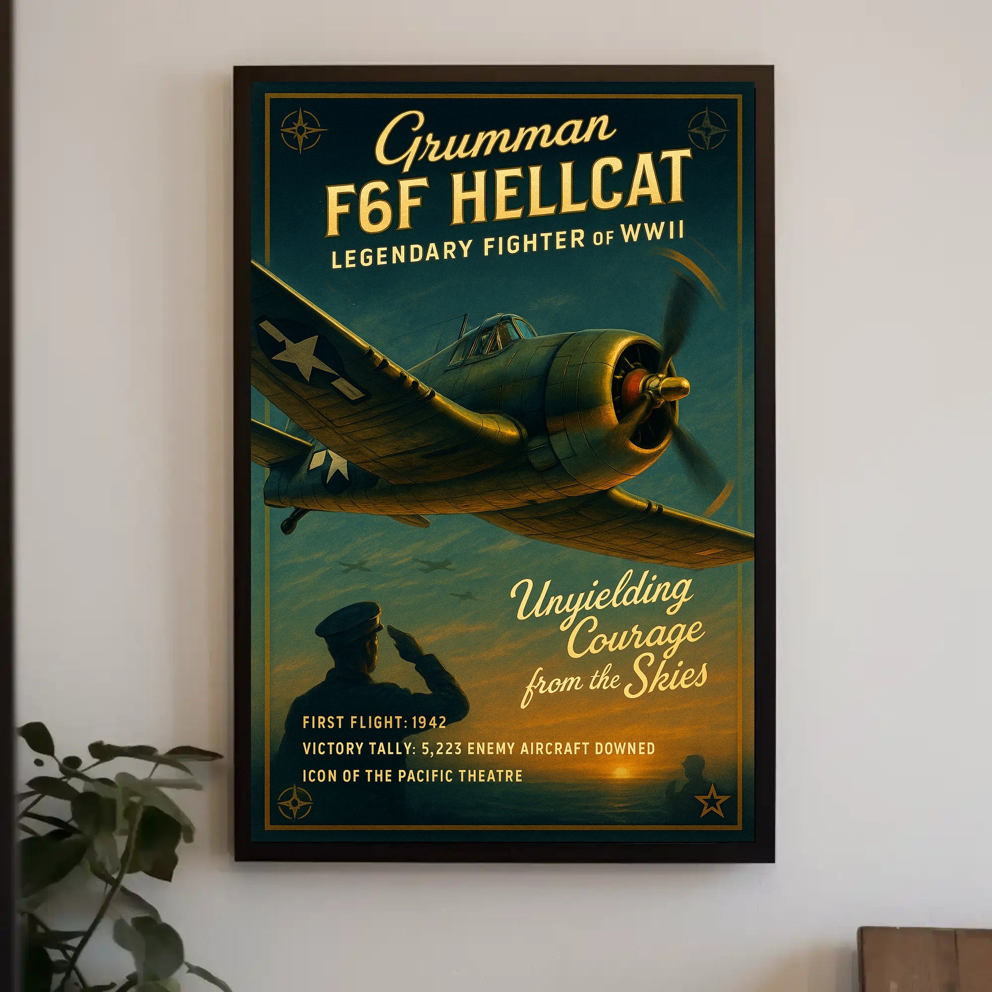 Grumman F6F Hellcat: Legendary Fighter of WWII Poster