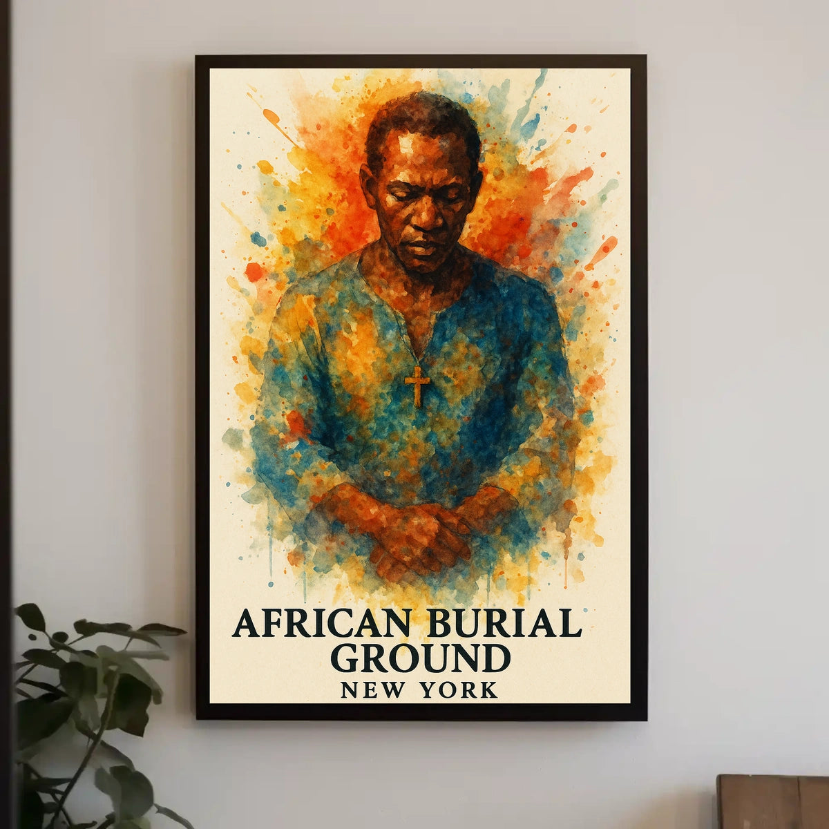 African Burial Ground Artful Cultural or Heritage Poster